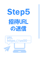 ステップ5　招待URLの送信